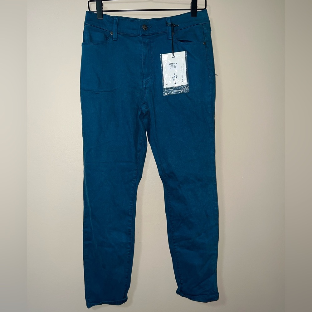 Pistola Stretch Blue/Green Jeans